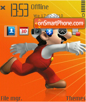 Capture d'écran Mario Orange3 thème