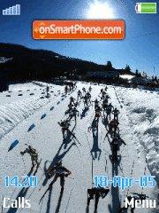 Capture d'écran Biathlon 2010 thème