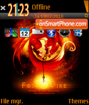 FoxFire tema screenshot