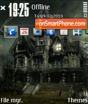 Hunted house theme screenshot