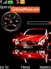 Mercedes animated theme screenshot