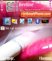 Sexy Lips theme screenshot