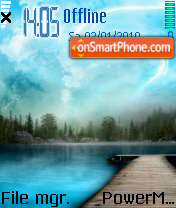 Blue Sky 05 theme screenshot