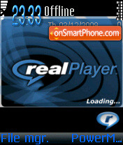 Realplayer theme screenshot