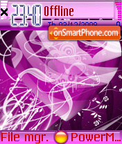 Purple Heart 01 theme screenshot