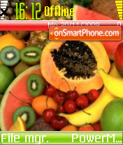 Fruit 02 tema screenshot