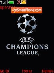 Capture d'écran Uefa Champions thème