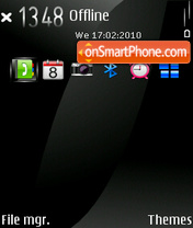 Glisten tema screenshot