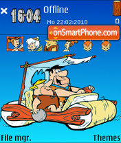 Скриншот темы Flintstones 01