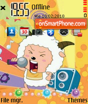 Lanyangyang tema screenshot