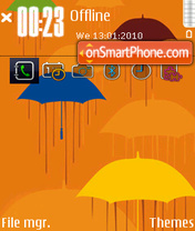 Umbrella 02 tema screenshot