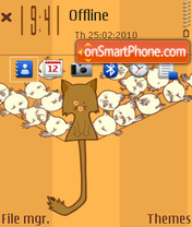 Cat n birds tema screenshot