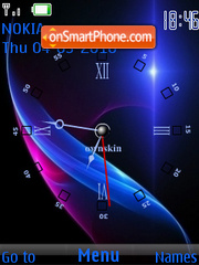 Abstract Clock 02 theme screenshot