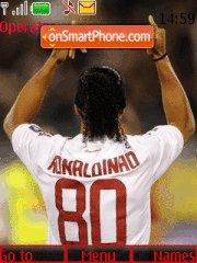 Ronaldinho in milan tema screenshot