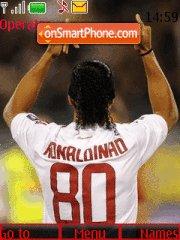 Скриншот темы Ronaldinho in milan