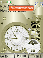 Old SWF Clock es el tema de pantalla