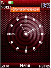 Analog clock es el tema de pantalla