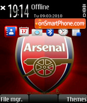 Arsenal 240x320 es el tema de pantalla