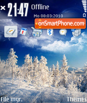 Snow 06 tema screenshot