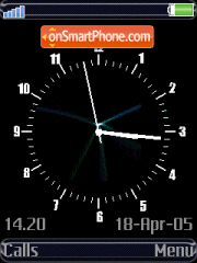 Capture d'écran Black Clock 3 thème