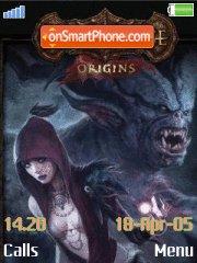 Capture d'écran Dragon Age Origins v1.1 thème