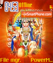 Скриншот темы Panchmukhi hanuman