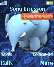 Blue Elephant 01 tema screenshot