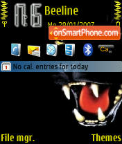 Wild Cat tema screenshot