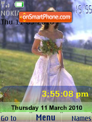 Runaway Bride SWF Clock theme screenshot