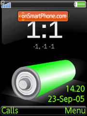 Battery es el tema de pantalla