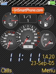 Capture d'écran Speedometer thème