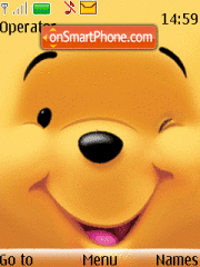 Cute Pooh theme screenshot