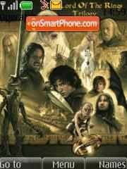 The Lord Of The Ring tema screenshot