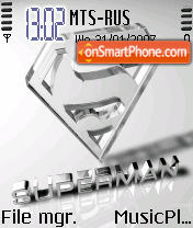 Superman tema screenshot