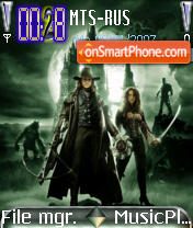 Скриншот темы Van Helsing