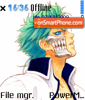 Grimmjow 01 es el tema de pantalla