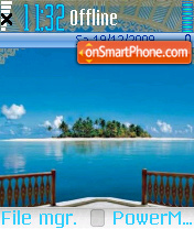 Island 08 tema screenshot