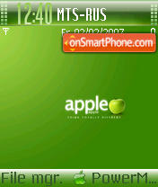 Apple Theme es el tema de pantalla