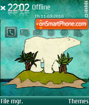 Lost Bear tema screenshot