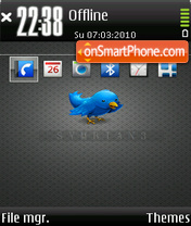 Capture d'écran Symbian 09 thème