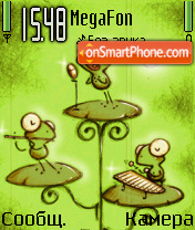 Frog Land es el tema de pantalla