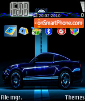 Ford mustang es el tema de pantalla