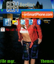 Fergie tema screenshot