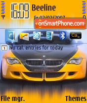 Capture d'écran BMW Schnitzer thème