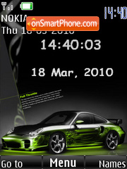 Porsche With Tone theme screenshot