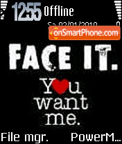 Face It tema screenshot