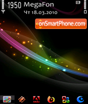Colorful Abstract by Altvic theme screenshot