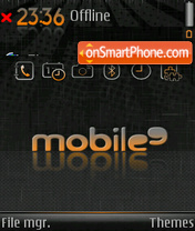 Capture d'écran Mobile9 thème