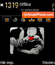Capture d'écran Black love 01 thème