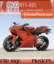 Ducati tema screenshot